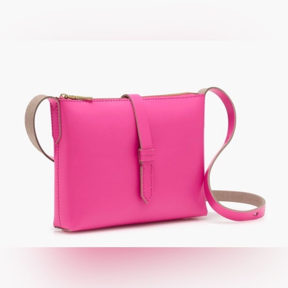 J. Crew Hot Pink Crossbody Bag